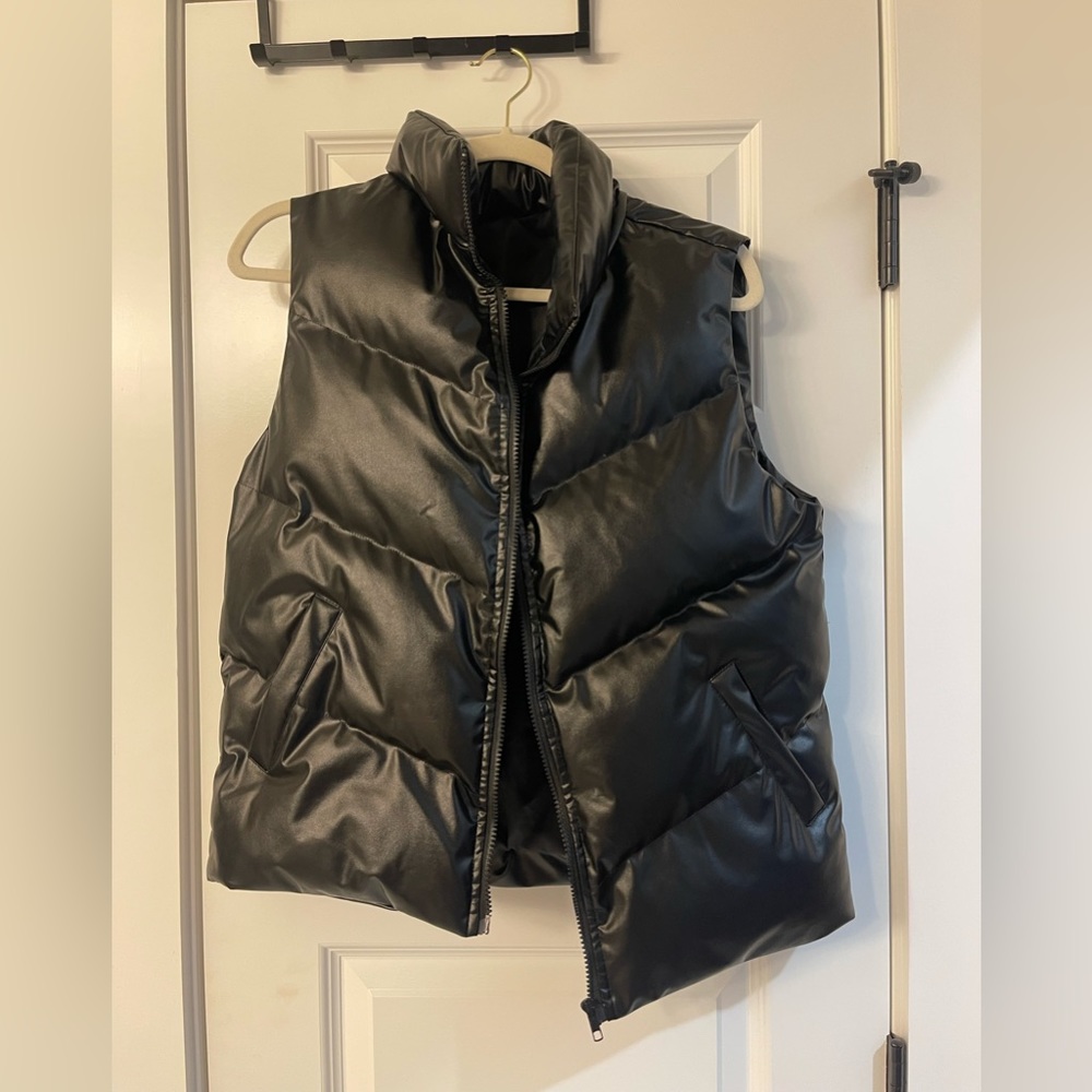 Black Puffer Vest